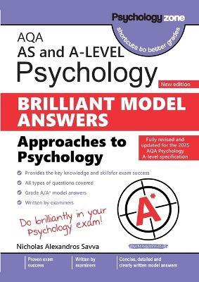 AQA A-Level Brilliant Model Answers -Approaches in Psychology (updated for 2025 specification) - Nicholas Savva - cover
