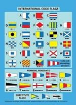 International Code Flags: Encapsulated Card with Meanings on Reverse