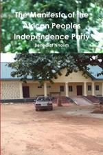 The Manifesto of the African Peoples' Independence Party
