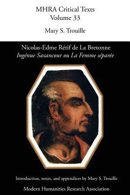 Nicolas-Edme Retif de la Bretonne, 'ingenue Saxancour Ou La Femme Separee' - cover