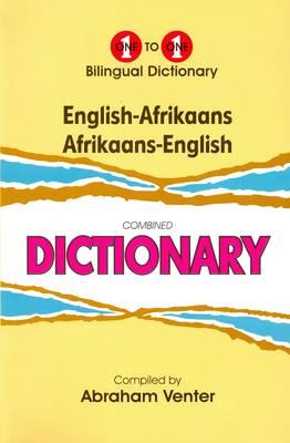 English-Afrikaans & Afrikaans-English One-to-One Dictionary - A. Venter - cover