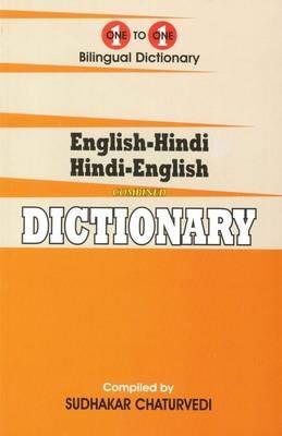 English-Hindi & Hindi-English One-to-One Dictionary: Script & Roman (Exam-Suitable) - cover