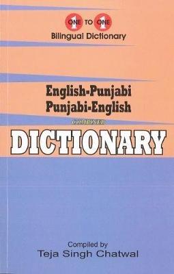 English-Punjabi & Punjabi-English One-to-One Dictionary. Exam Suitable: Script & Roman - T. S. Chatwal - cover
