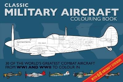 Military Aircraft Colouring Book - Adam Wilde - cover