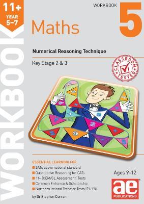 11+ Maths Year 5-7 Workbook 5: Numerical Reasoning - Stephen C. Curran - cover