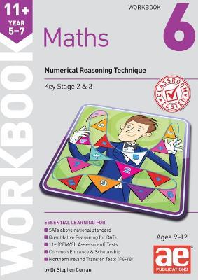 11+ Maths Year 5-7 Workbook 6: Numerical Reasoning - Stephen C. Curran - cover