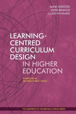 Learning-Centred Curriculum Design in Higher Education - cover