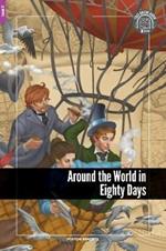 Around the World in Eighty Days - Foxton Reader Level-2 (600 Headwords A2/B1) with free online AUDIO