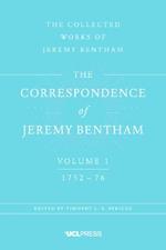 The Correspondence of Jeremy Bentham, Volume 1: 1752 to 1776