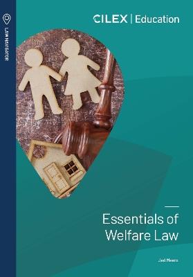 Essentials of Welfare Law - Jed Meers - cover