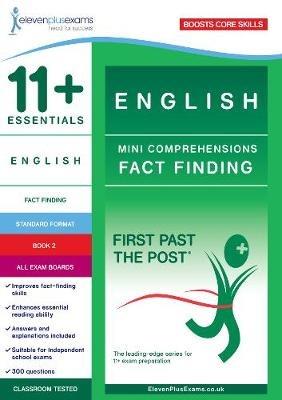 11+ Essentials English: Mini-Comprehensions Fact-Finding Book 1 - cover