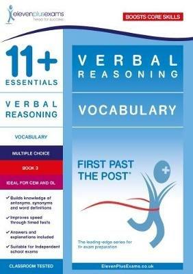 11+ Essentials Verbal Reasoning: Vocabulary Book 3 - cover