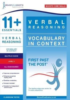 11+ Essentials Verbal Reasoning: Vocabulary in Context Level 2 - cover