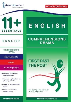 11+ English Comprehensions: Drama Comphrehensions Book 1 - cover