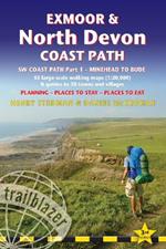 Exmoor & North Devon Coast Path Trailblazer Walking Guide: Minehead to Bude
