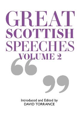 Great Scottish Speeches: New Edition - cover