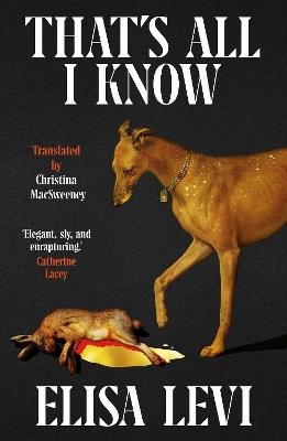 That's All I Know - Elisa Levi - cover