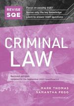 Revise SQE Criminal Law: SQE1 Revision Guide 2nd ed