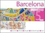 Barcelona PopOut Map: Pocket size, pop up map of Barcelona city centre