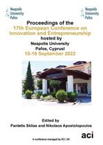ECIE 2022-Proceedings of the 17th European Conference on Innovation and Entrepreneurship
