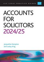 Accounts for Solicitors 2024/2025: Legal Practice Course Guides (LPC)