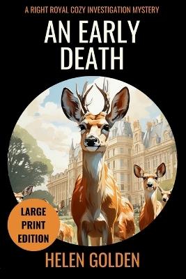 An Early Death (Large Print Edition - Helen Golden - cover
