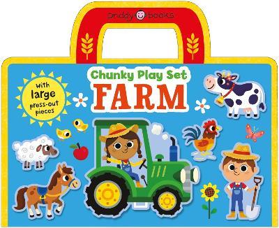 Chunky Play Set Farm: With large press-out pieces - Priddy Books,Roger Priddy - cover