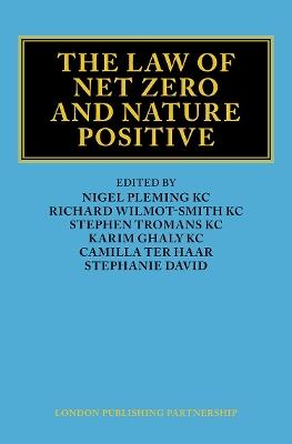 The Law of Net Zero and Nature Positive - cover