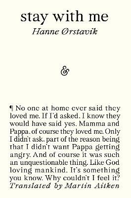 Stay with Me - Hanne Orstavik - cover