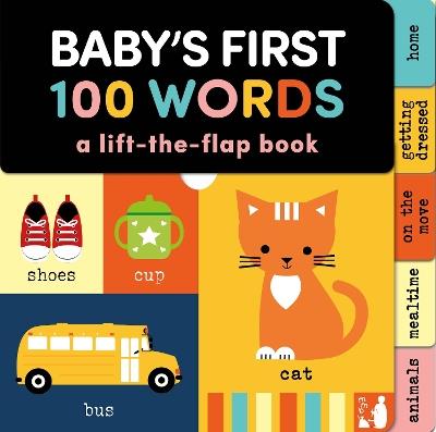 Baby's First 100 Words: A lift the flap book - Mama Makes Books - cover