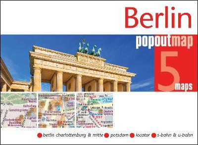 Berlin PopOut Map: Pocket sized, pop up map of Berlin city centre - cover