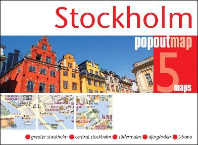 Stockholm PopOut Map - pocket-size, pop up map of Stockholm city centre - cover