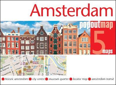 Amsterdam PopOut Map - pocket size, pop up map of Amsterdam city centre: Includes transport map - cover