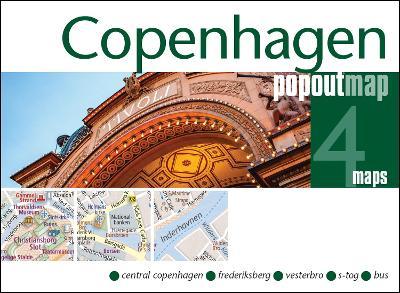 Copenhagen PopOut Map - pocket size, pop up map of Copenhagen city centre - cover