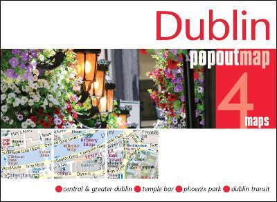 Dublin PopOut Map - pocket size, pop up map of Dublin city centre - cover