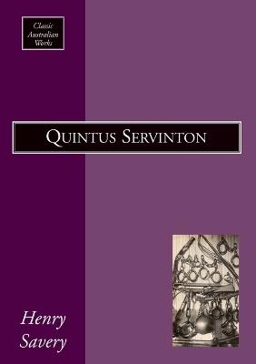 Quintus Servinton - Henry Savery - cover