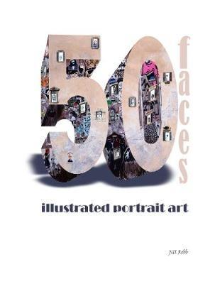 50 faces: illustrated portrait art - cover