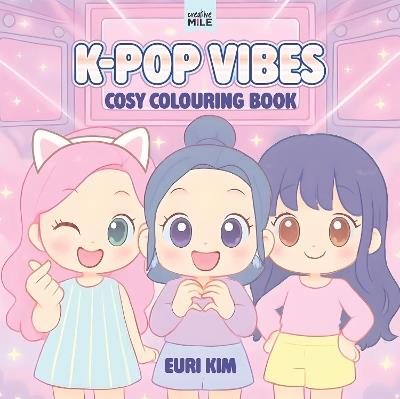 K Pop Cosy Vibes Colouring Book - cover