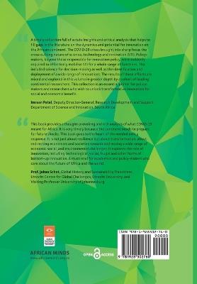 Transformative Innovation in Times of Change: Lessons for Africa from the 2020 Global Pandemic - cover