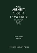 Violin Concerto, Op.54: Study score