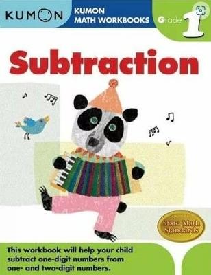 Kumon Grade 1 Subtraction - cover