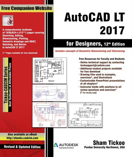 AutoCAD LT 2017 for Designers, 12th Edition