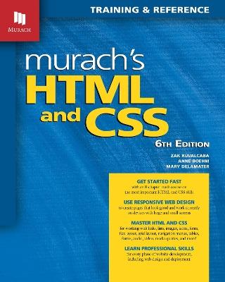 Murach’s HTML and CSS (6th Edition) - Anne Boehm,Mary Delameter - cover