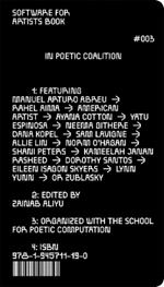 Software for Artists Book: School(s) for Poetic Computation