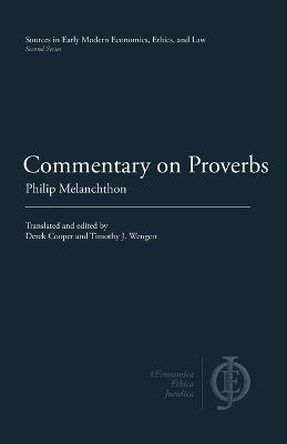 Commentary on Proverbs - Philip Melanchthon - cover