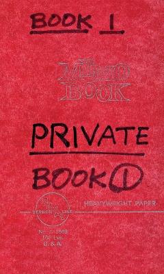 Lee Lozano: Private Book 1 - cover
