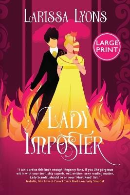 Lady Imposter: Humorous Mistaken Identities Hot Regency Novel - Larissa Lyons - cover