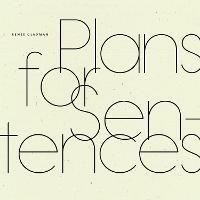 Plans for Sentences - Renee Gladman - cover