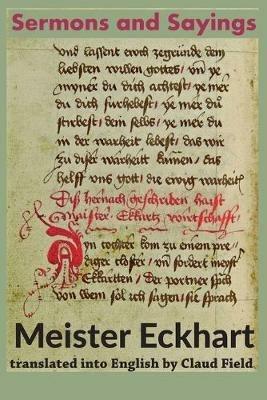 Sermons and Sayings - Meister Eckhart - cover