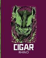 Cigar Rhino: Aficionado Cigar Bar Gift Cigarette Notebook Humidor Rolled Bundle Flavors Strength Cigar Band Stogies and Mash Earthy